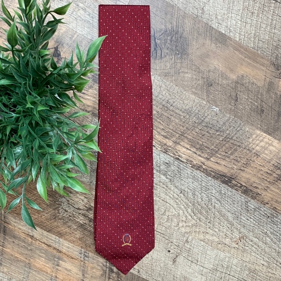 Tommy Hilfiger | Accessories | Mens Tommy Hilfiger 0 Silk Red Tie ...